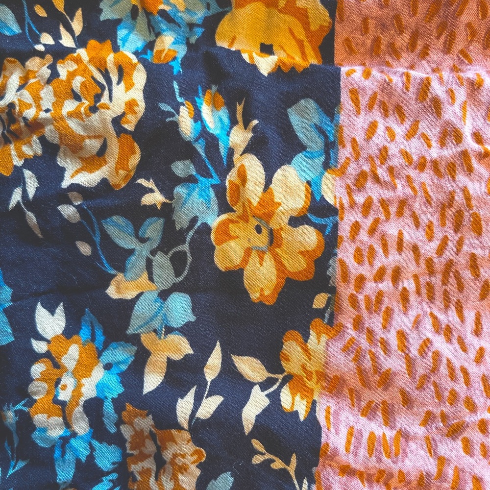 Gaucho style floral pants